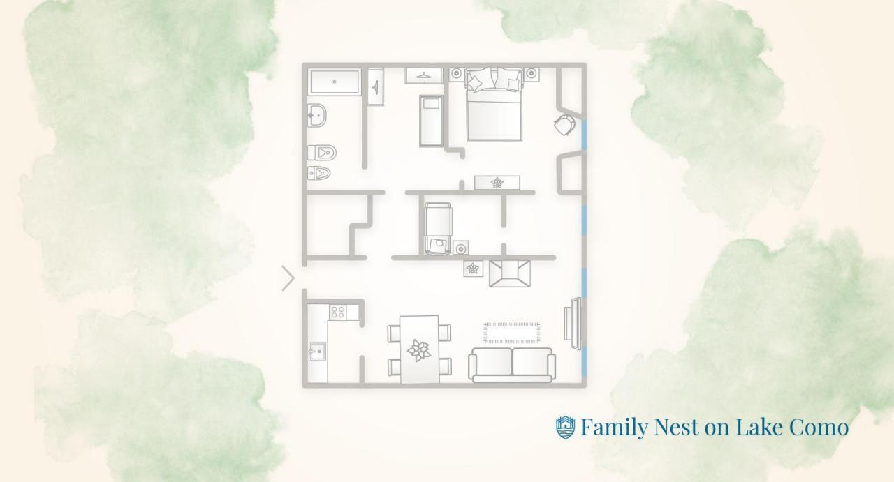 Family Nest Overlooking Lake Como - By Rent All Como Argegno Esterno foto